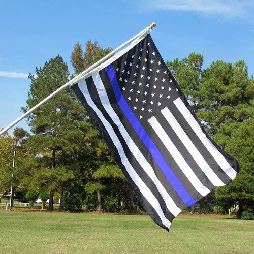 Thin Blue Line American Flag | Freedom and Glory